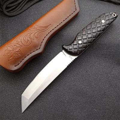 Special Offfer Survival Straight Satin Tano For outdoor hunting knife - Kemp Knives