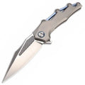 Flipper Folding Knife M390 Satin Finis For outdoor hunting knife - Kump Knives
