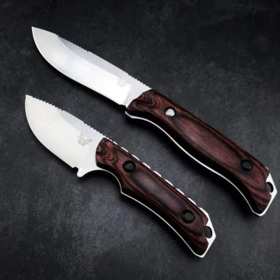 Benchmade 15002 15017 Fixed Wooden Handle For outdoor hunting knife - Kemp Knives™