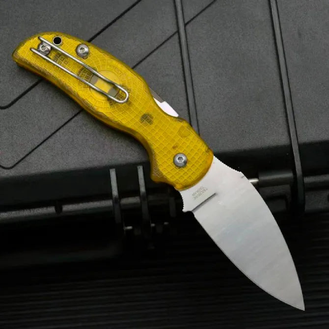 New C123PBK Folding for outdoor hunting knife - kemp Knives™