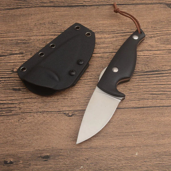 G2378 Drop Point Satin for Outdoor Camping Knife - Kemp Knives™