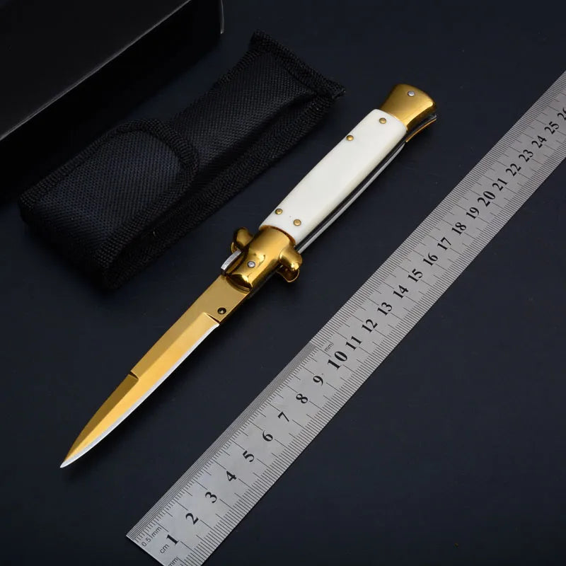 The 9'' ACK White Godfather for outdoor hunting knife - kemp Knives™