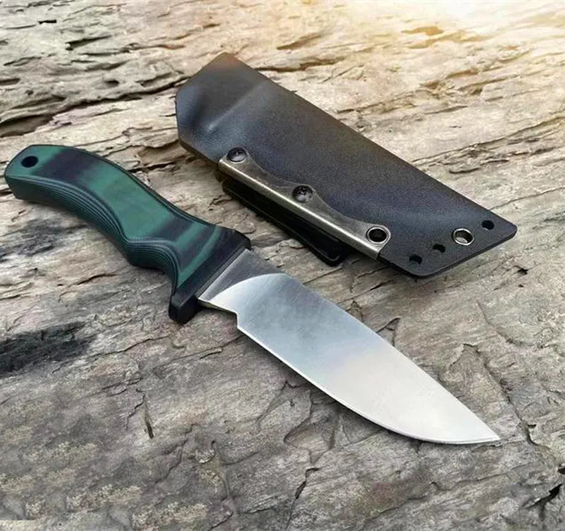 kemp Knives™ ATS-34 Satin Drop for outdoor hunting knife